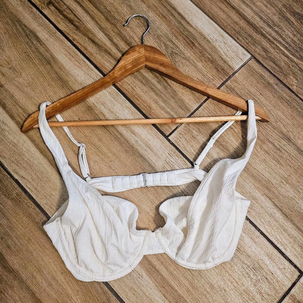 Abercrombie & Fitch White Swim Top